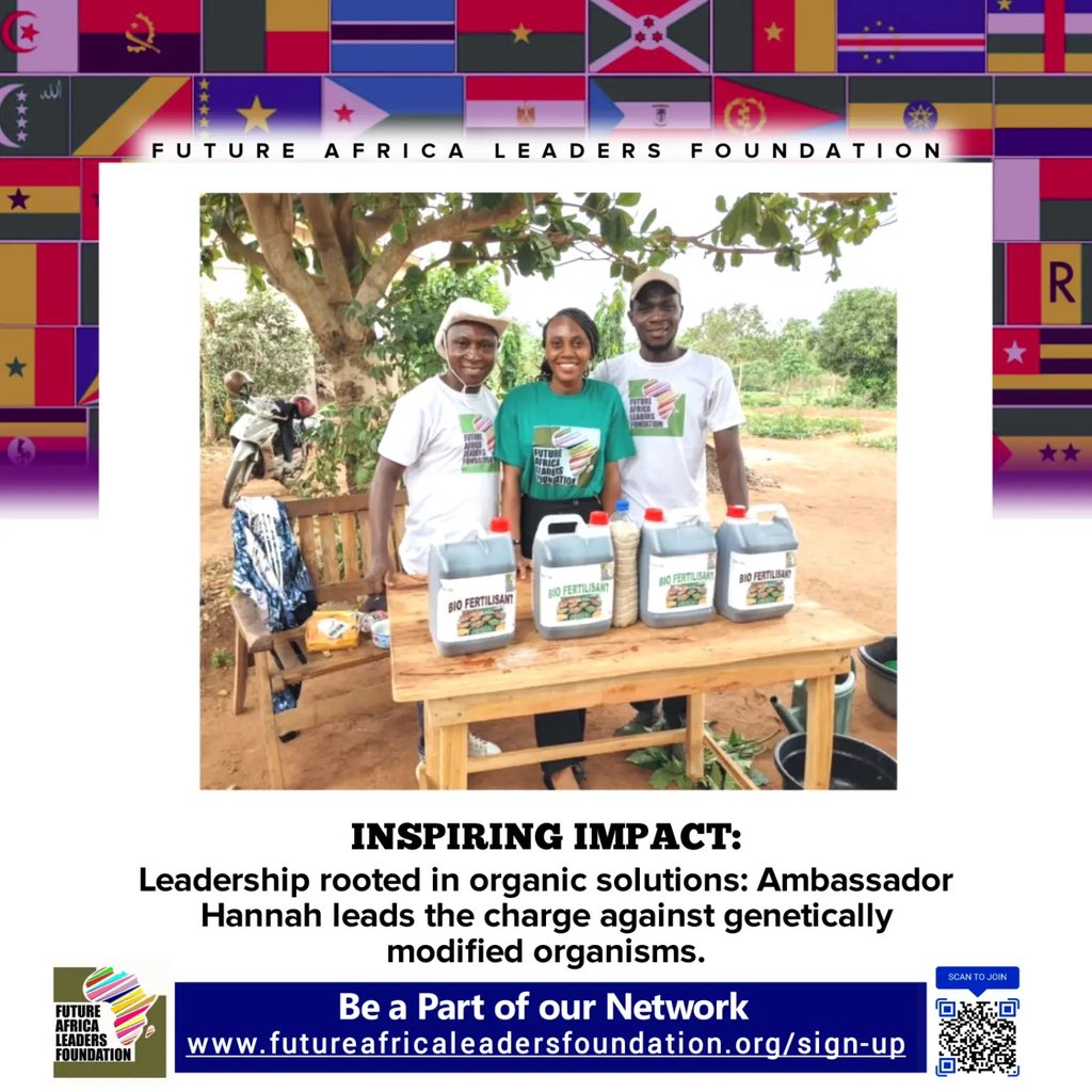 NO TO GMO, YES TO ORGANIC: AMBASSADOR HANNAH'S BOLD STAND IN BENIN REPUBLIC